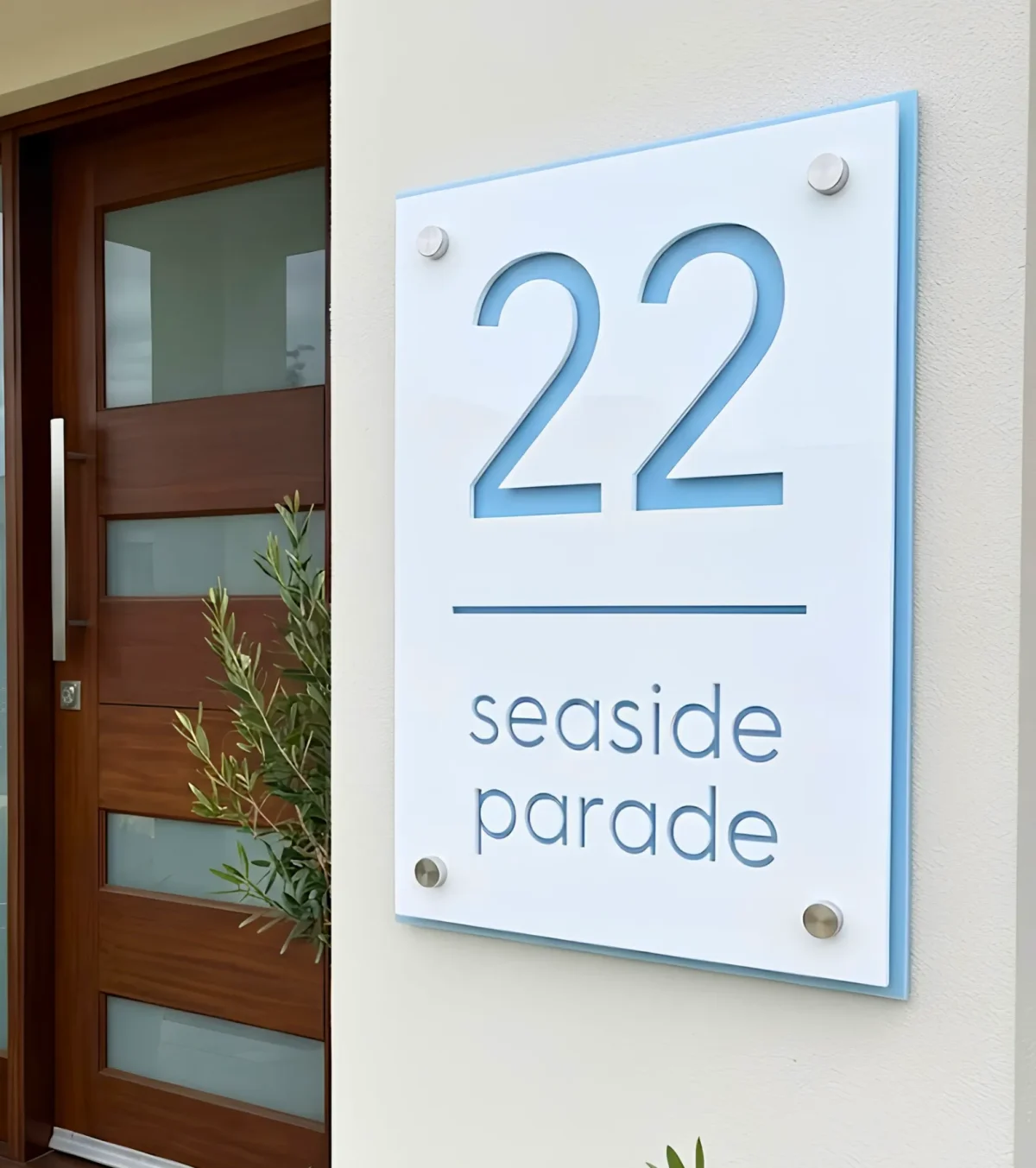 Acrylic Address Sign