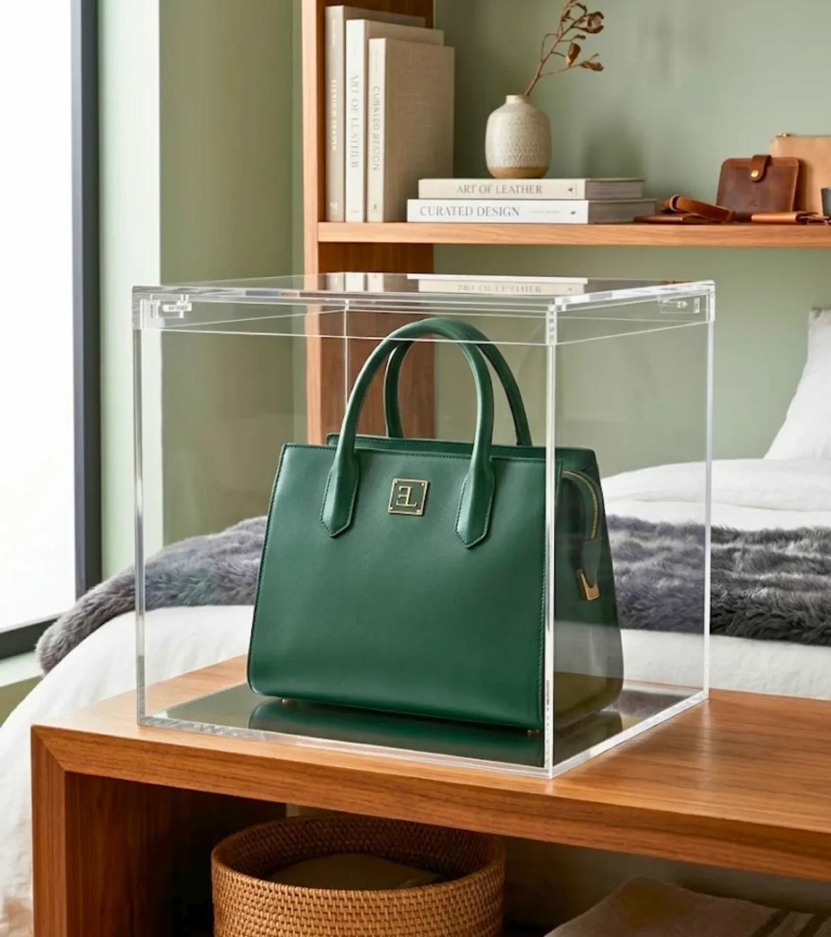 Acrylic Bag Display Case