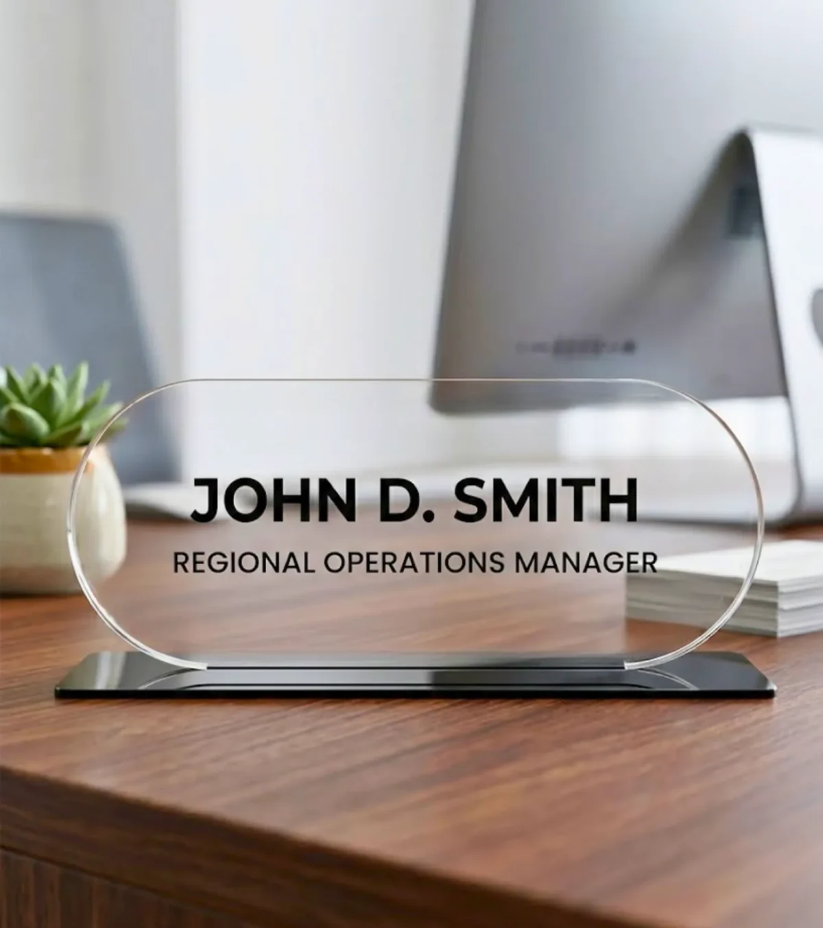 Acrylic Display Nameplate