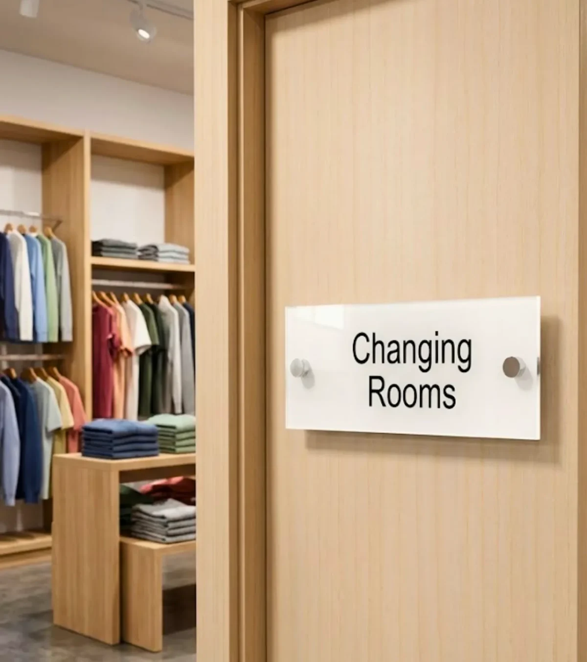 Acrylic Door Sign