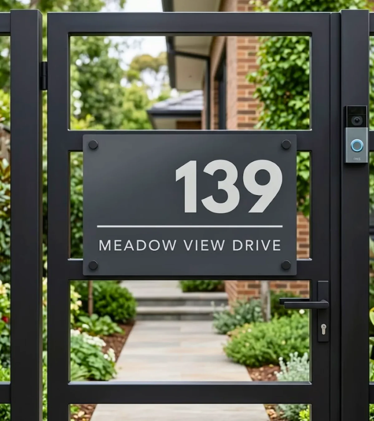 Acrylic Gate Sign