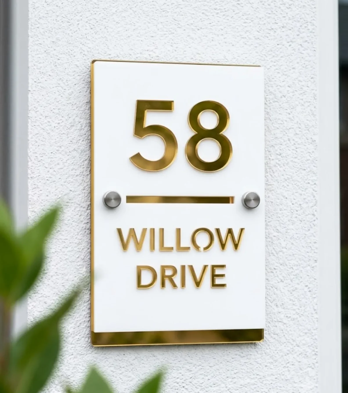Acrylic Mirror Sign