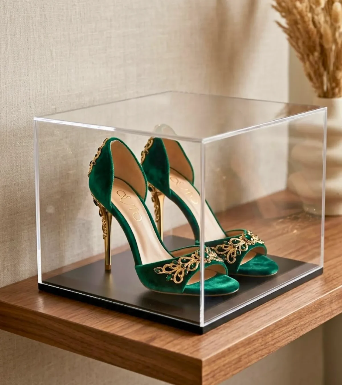 Acrylic Shoe Box Display Case