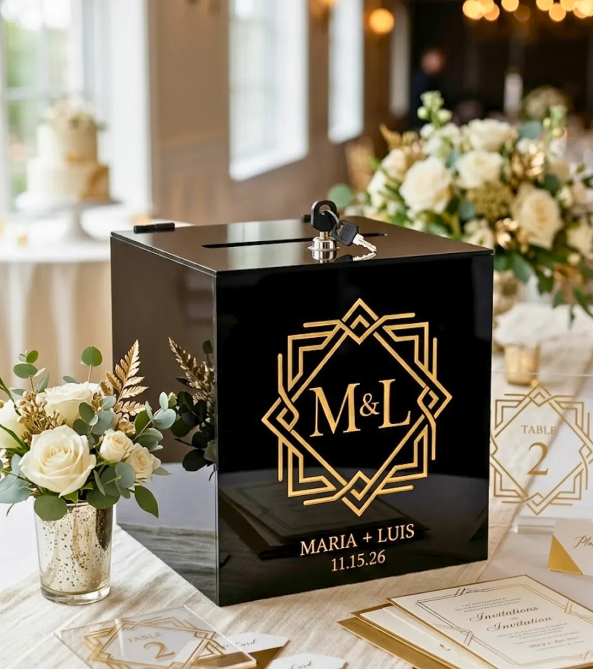 Acrylic Wedding Box