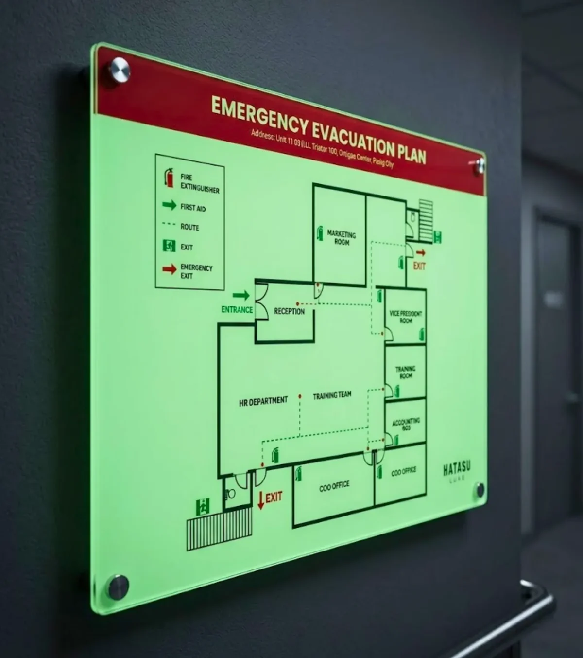 Luminous Sintra Emergency Plan Map