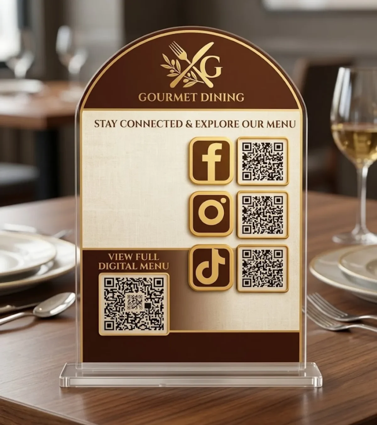 QR Standee