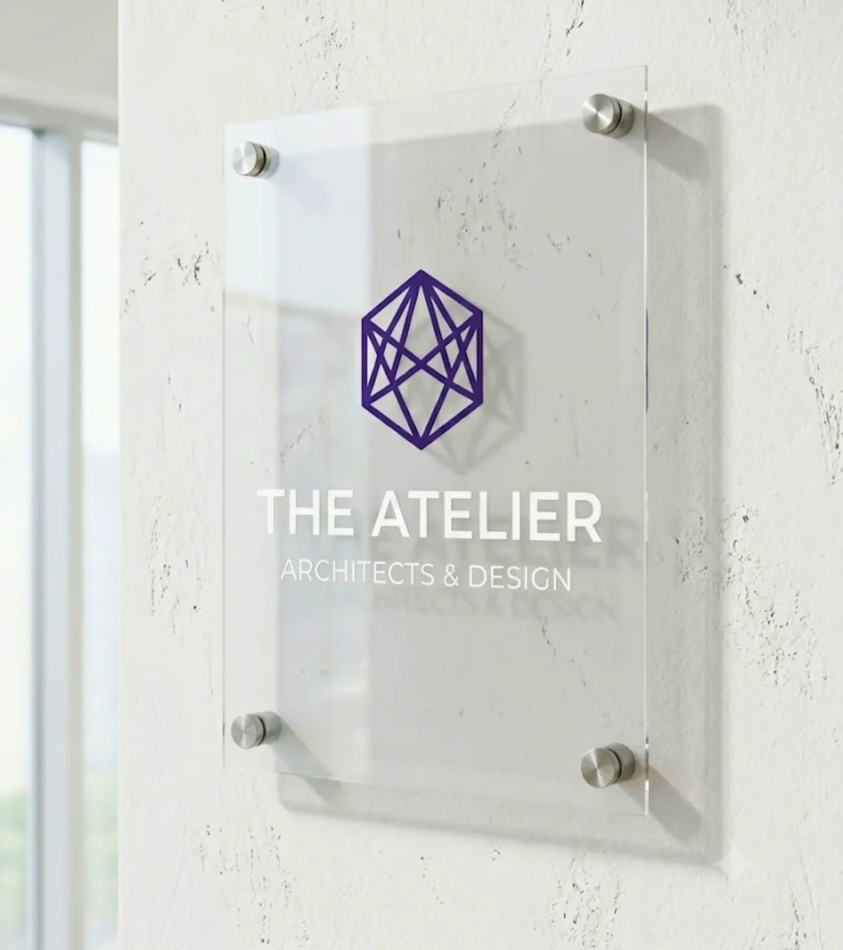 Signage with Bolts and Decals